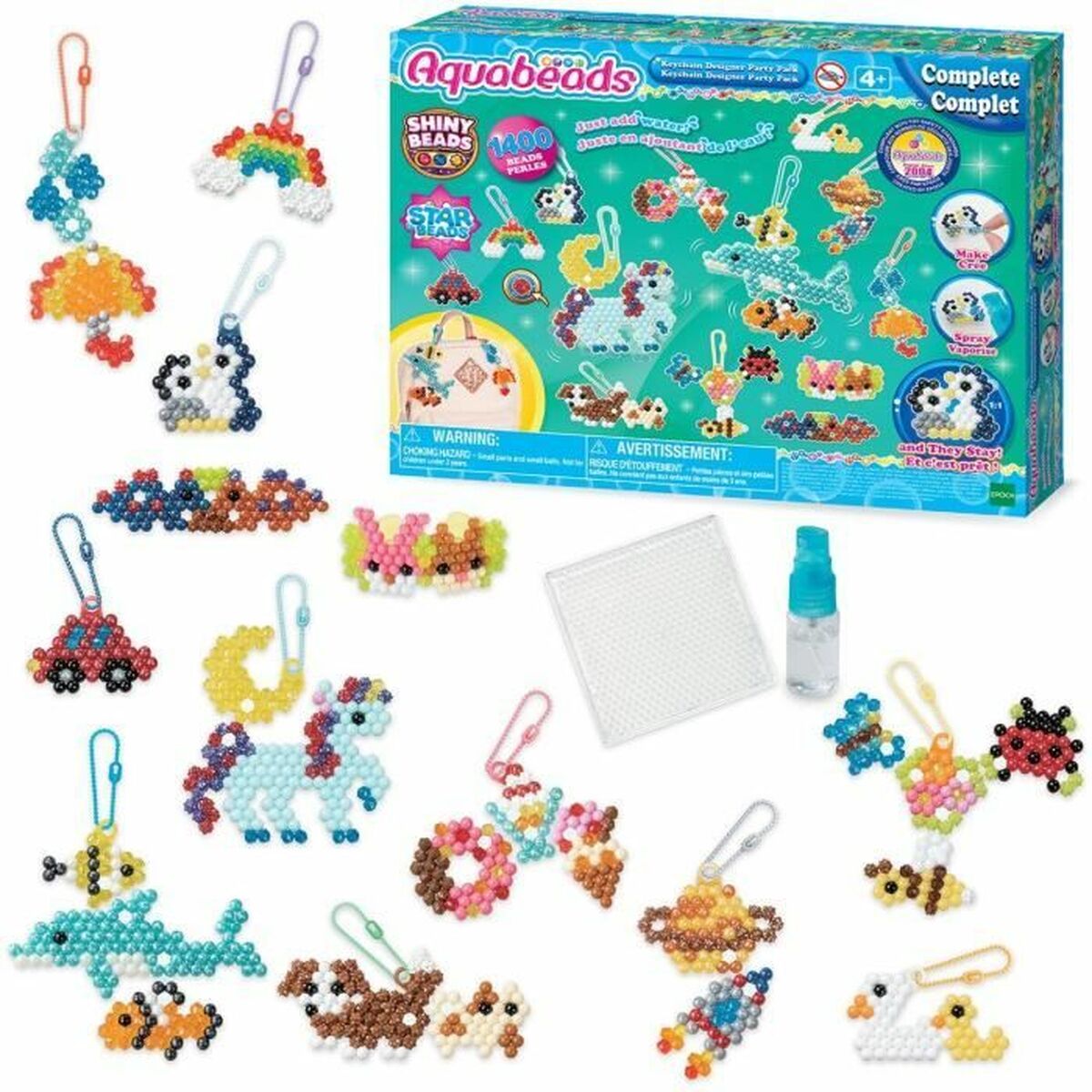 Håndverksspill Aquabeads Flerfarget